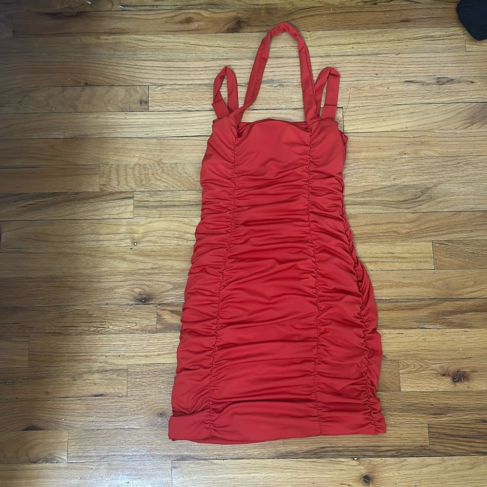 red dress size medium worn once
